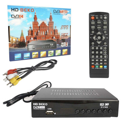 Ресивер "BEKO" для приема цифрового ТВ DVB-T2