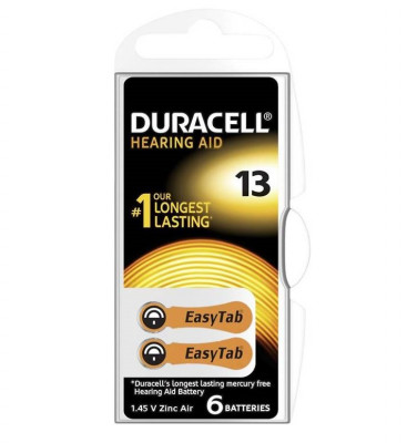 Батарейка Duracell ZA10-6BL (№10)