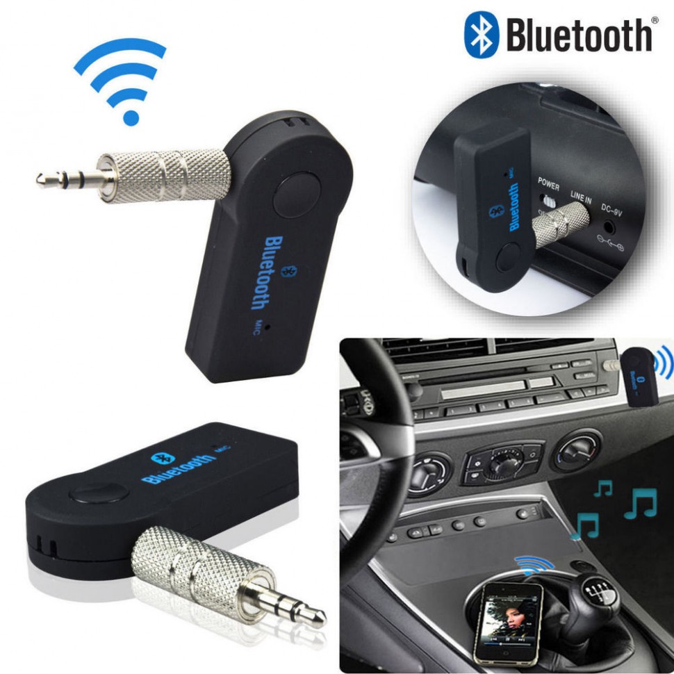 Bluetooth адаптер Quantoom aux с hands free