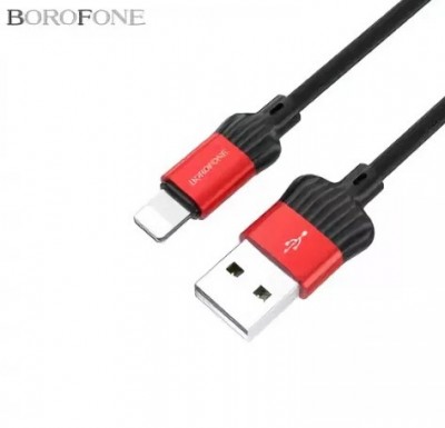 Кабель USB для Apple 8 pin Borofone BX8 MaxSync, 1.0м, 2.1A, силикон