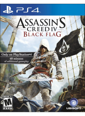 PS4 Assassins Creed IV. Черный флаг (русская версия) (б/у)