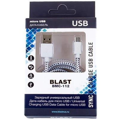 Кабель USB - micro USB BLAST BMC-112