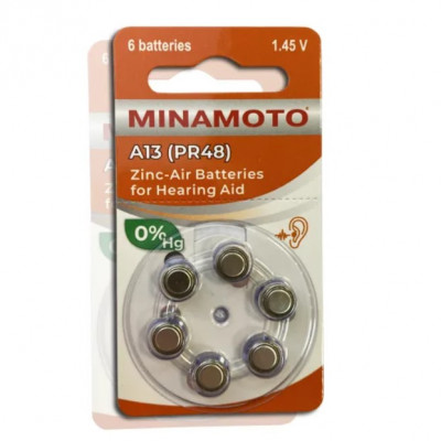 Батарейка MINAMOTO ZA13-6BL (№13)