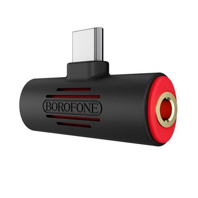 Переходник BOROFONE BV8 для Type-C на audio-3.5mm и зарядку