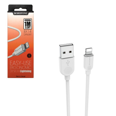 Кабель USB для Apple 8 pin Borofone BX14, 1.0м