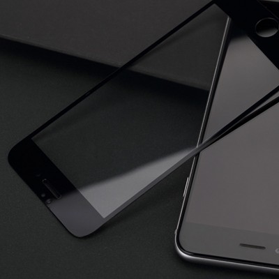 Стекло защитное 3D для APPLE iPhone 6/6S Plus, 0.33 мм, чёрное