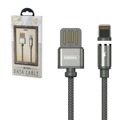 Кабель USB для Apple 8 pin Remax RC-095i, 2.1A, НА МАГНИТЕ